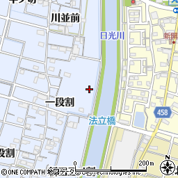 愛知県稲沢市祖父江町三丸渕（新田四ノ割）周辺の地図