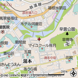 リエス箱根湯本周辺の地図