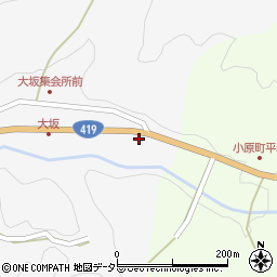 愛知県豊田市大坂町杭原周辺の地図