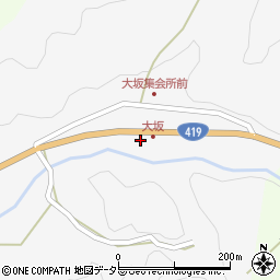 愛知県豊田市大坂町御堂前周辺の地図