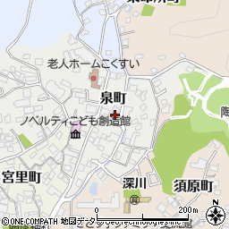 愛知県瀬戸市泉町33周辺の地図