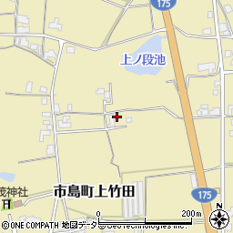 兵庫県丹波市市島町上竹田1989周辺の地図