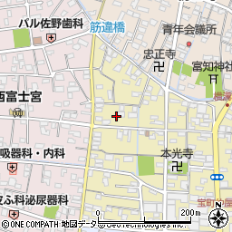 静岡県富士宮市宝町20周辺の地図