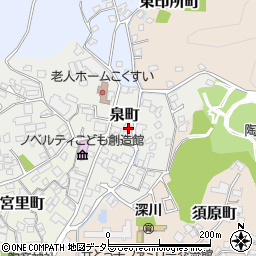 愛知県瀬戸市泉町33-6周辺の地図