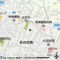 静岡県富士宮市若の宮町周辺の地図