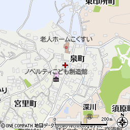愛知県瀬戸市泉町77周辺の地図