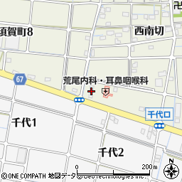 梅須賀荘周辺の地図