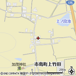 兵庫県丹波市市島町上竹田1993周辺の地図