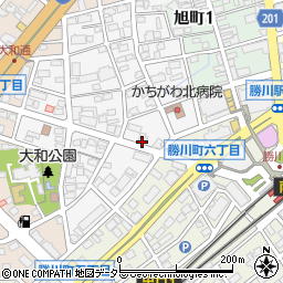 てっぺん頂天 勝川店周辺の地図
