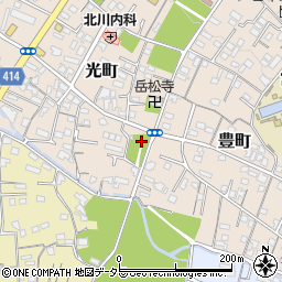 二の宮浅間神社周辺の地図