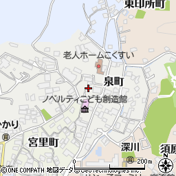愛知県瀬戸市泉町96周辺の地図