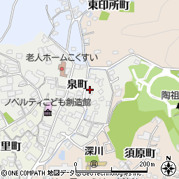 愛知県瀬戸市泉町36周辺の地図