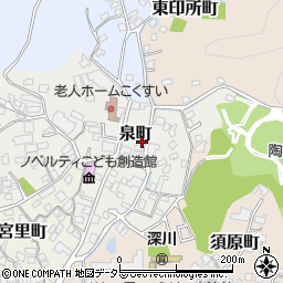 愛知県瀬戸市泉町35周辺の地図