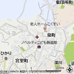 愛知県瀬戸市泉町100周辺の地図