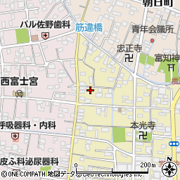 静岡県富士宮市宝町20-11周辺の地図