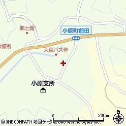 愛知県豊田市小原町尾崎周辺の地図