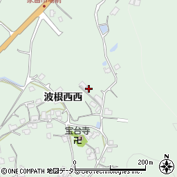 島根県大田市久手町波根西大西735周辺の地図