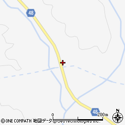 鳥取県日野郡日南町菅沢613-1周辺の地図