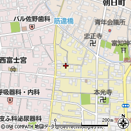 神賀美容院周辺の地図