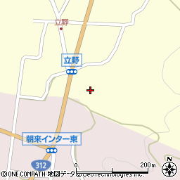 兵庫県朝来市立野30周辺の地図