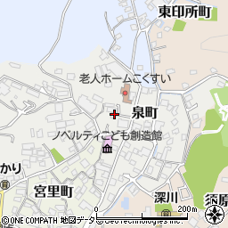 愛知県瀬戸市泉町93周辺の地図