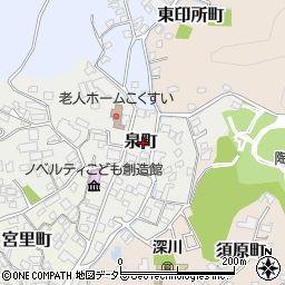 愛知県瀬戸市泉町50周辺の地図