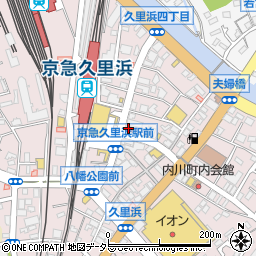 ごはん亭久里浜店周辺の地図