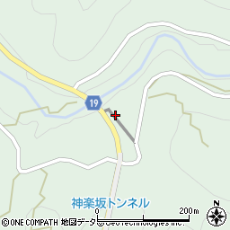 京都府南丹市美山町原和田川原周辺の地図
