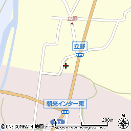 兵庫県朝来市立野36周辺の地図