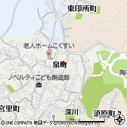 愛知県瀬戸市泉町39周辺の地図