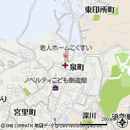 愛知県瀬戸市泉町78周辺の地図
