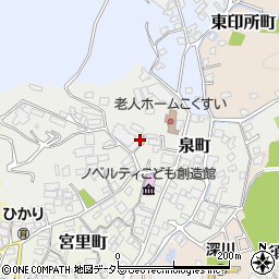 愛知県瀬戸市泉町105周辺の地図