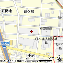 愛知県清須市春日郷ケ島周辺の地図