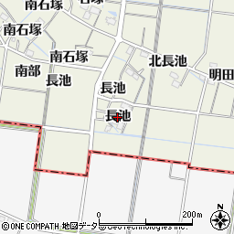 愛知県稲沢市祖父江町島本（長池）周辺の地図
