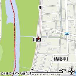 愛知県名古屋市守山区吉根川田周辺の地図