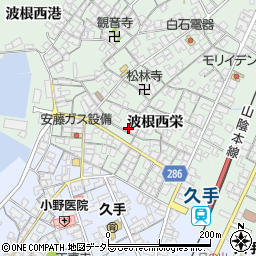 島根県大田市久手町波根西原口2000周辺の地図
