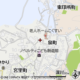 愛知県瀬戸市泉町104周辺の地図