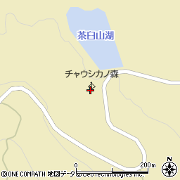 茶臼山高原両生類研究所周辺の地図