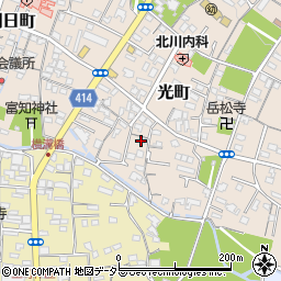 静岡県富士宮市光町5周辺の地図