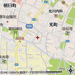 静岡県富士宮市光町6周辺の地図