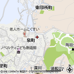 愛知県瀬戸市泉町41周辺の地図