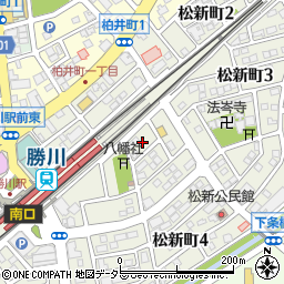 愛知県春日井市松新町4丁目7周辺の地図