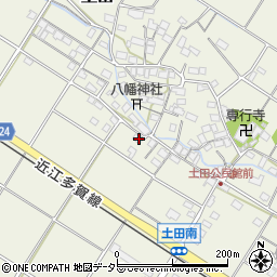 滋賀県犬上郡多賀町土田651周辺の地図