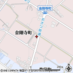 滋賀県彦根市金剛寺町周辺の地図
