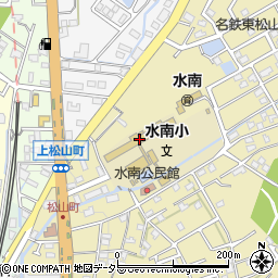 瀬戸市立水南小学校周辺の地図