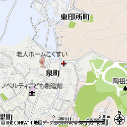 愛知県瀬戸市泉町44周辺の地図