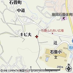 愛知県豊田市石畳町周辺の地図
