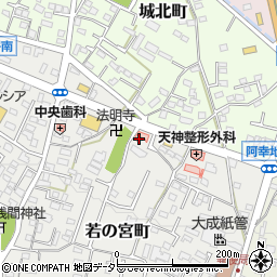 天神眼科医院周辺の地図