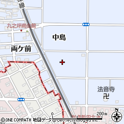 愛知県北名古屋市九之坪（中島）周辺の地図