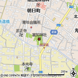 富知神社周辺の地図